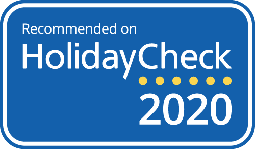 Recommended on HolidayCheck 2020